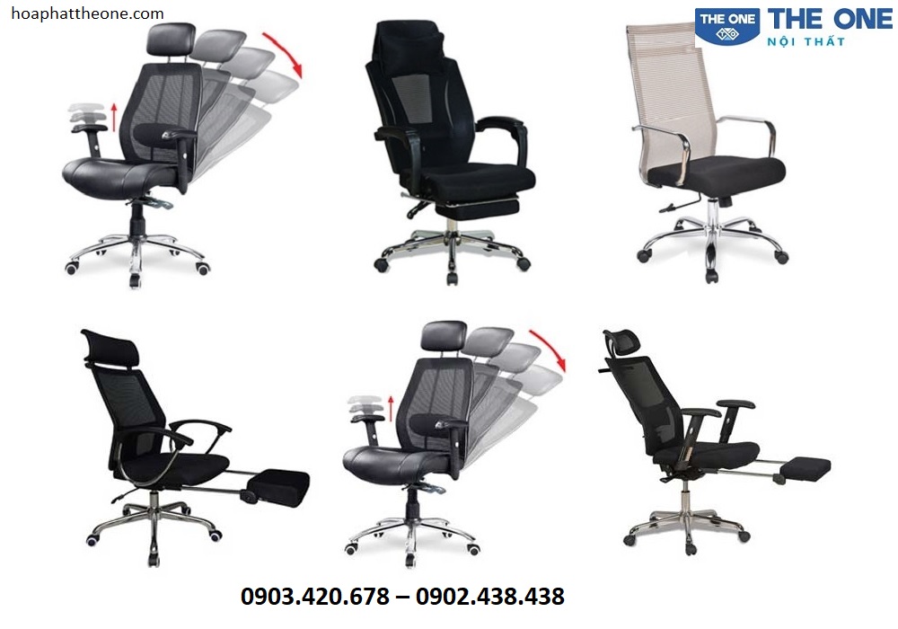 Hiện The One đang cung cấp 2 loại ghế ngả lưng là ghế đa năng và ghế duỗi chân
