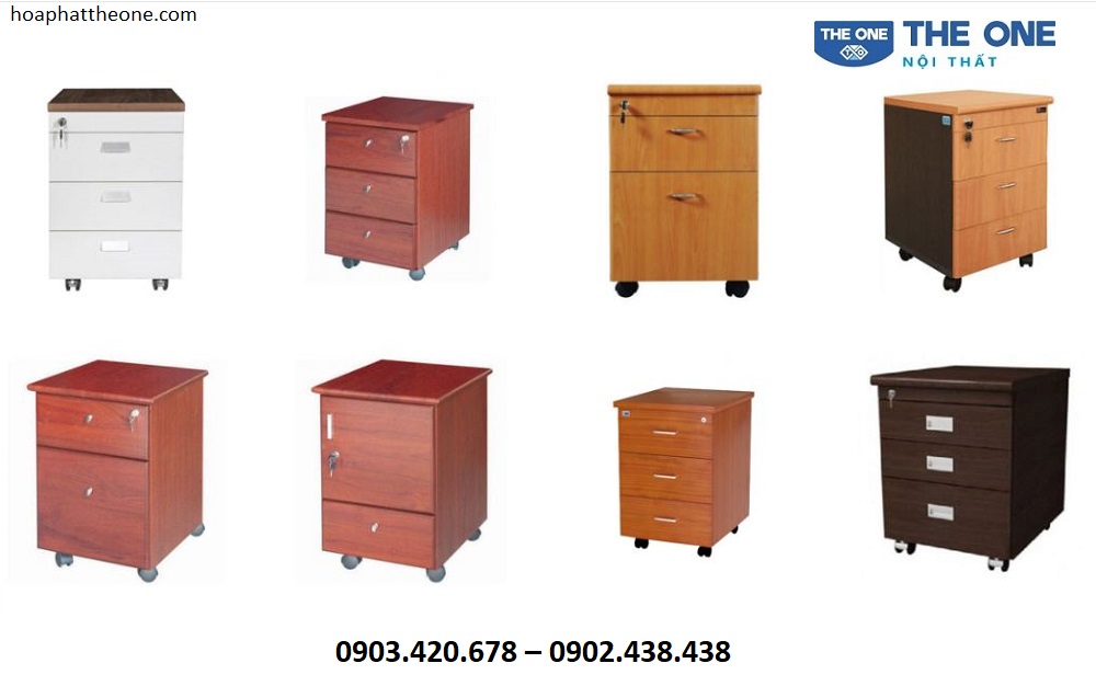 Hộc di động có nhiều loại khác nhau, tùy thuộc vào chất liệu hoặc kiểu dáng