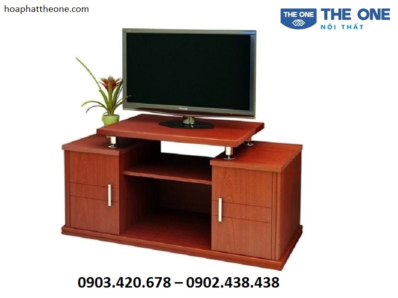 Kệ tivi gỗ được nhiều gia đình ưa chuộng