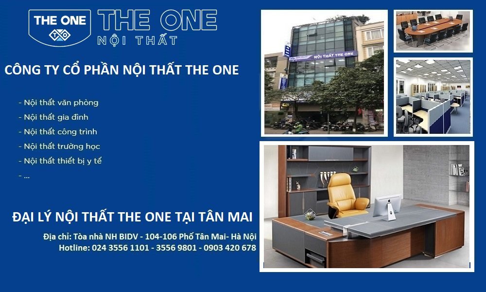 Đại lý Nội Thất The One Tân Mai - Đơn vị cung cấp bàn làm việc 1m2 uy tín chất lượng