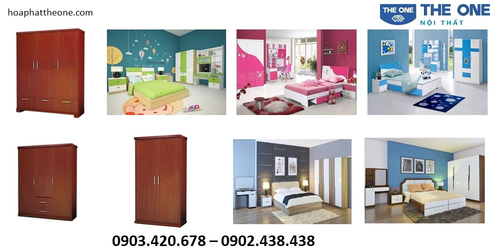 Các mẫu giường tủ phòng ngủ đa dạng màu sắc, kiểu dáng và chất liệu