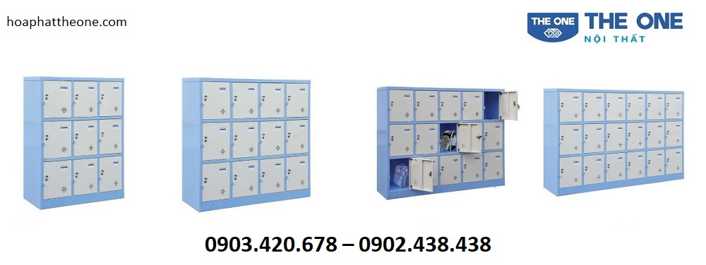 Tủ locker để đồ học sinh là một trong những sản phẩm nội thất trường học được lựa chọn nhiều nhất