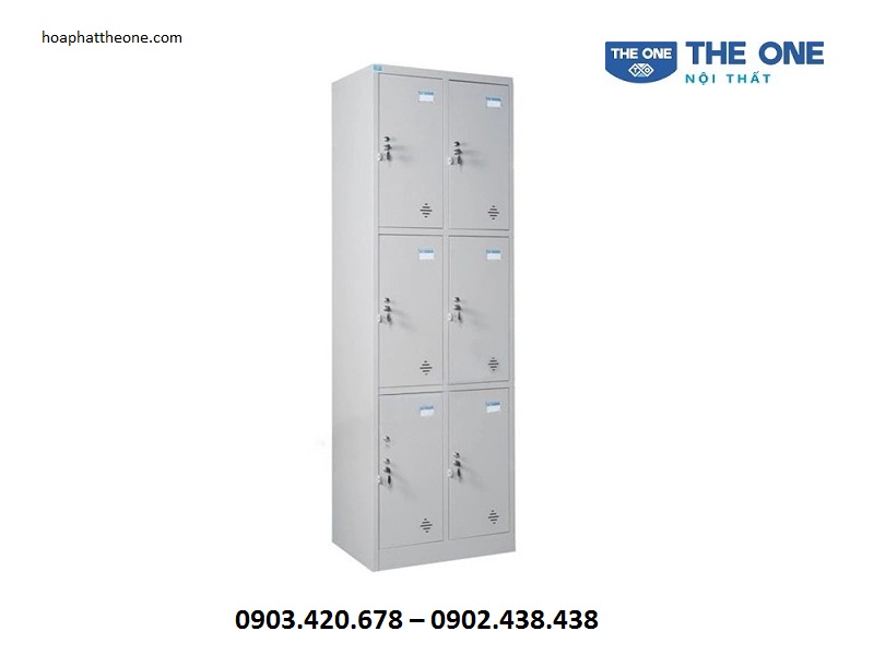 Tủ Locker Sắt TU983-2K có kiểu dáng đơn giản, màu sắc trang nhã