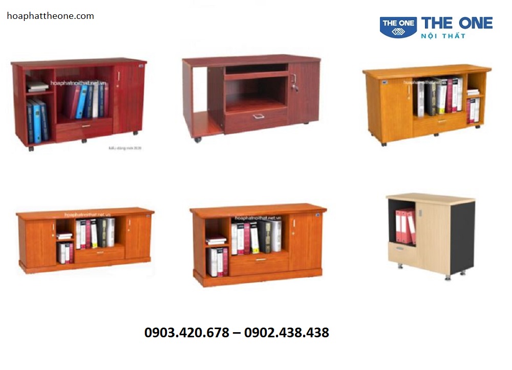 Các mẫu tủ phụ đa dạng về kiểu dáng, chất liệu