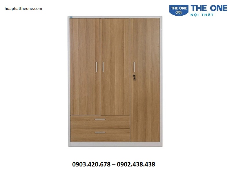 Tủ đựng quần áo sắt TU18B2C3