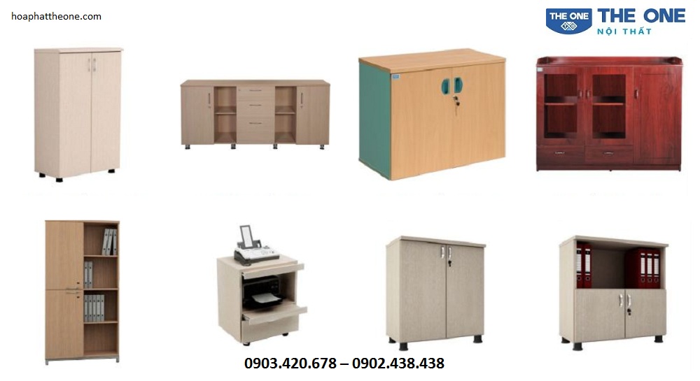Tủ tài liệu thấp có cấu tạo chắc chắn, khỏe khoắn, chịu lực tốt