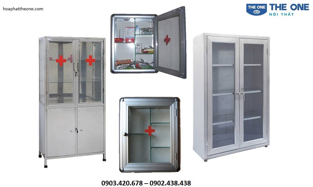 Tủ y tế là sản phẩm nội thất dùng trong gia đình và các phòng khám, bệnh viện