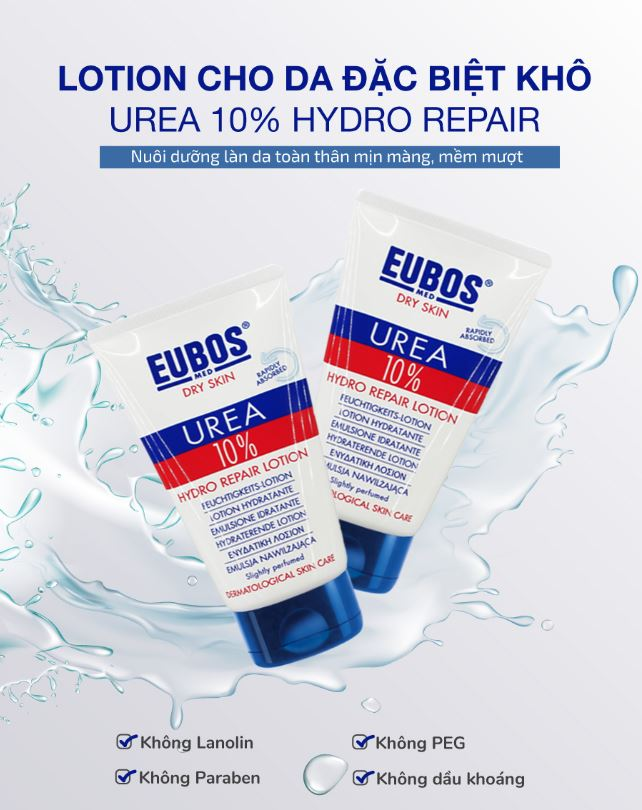 LOTION CHO DA KHÔ UREA 10% HYDRO REPAIR