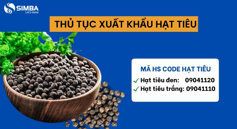 Chi tiết thủ tục xuất khẩu hạt tiêu theo quy định hiện nay