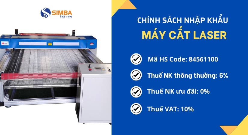 Thủ tục nhập khẩu máy cắt laser chi tiết