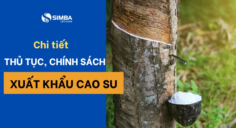Chính sách, thủ tục xuất khẩu cao su theo quy định mới hiện nay