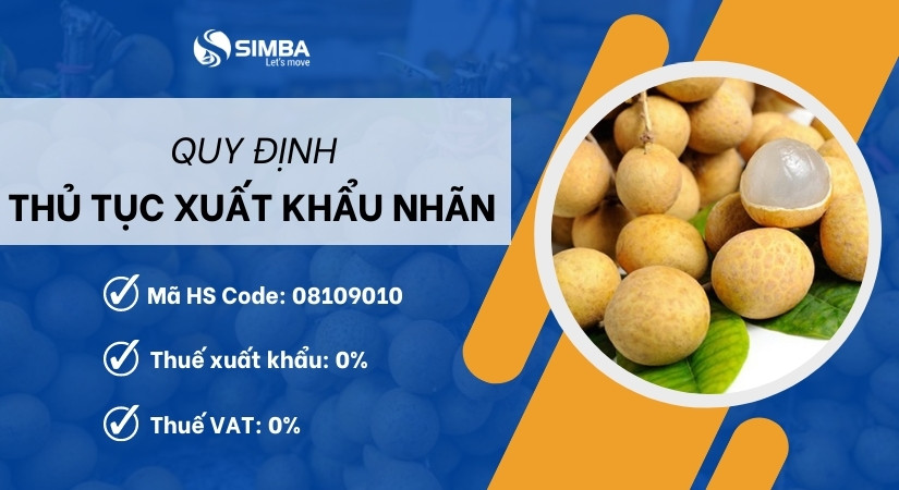 Thủ tục xuất khẩu nhãn tươi chi tiết