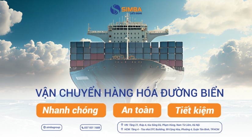 Dịch vụ vận chuyển hàng hóa bằng đường biển tại Simba Group