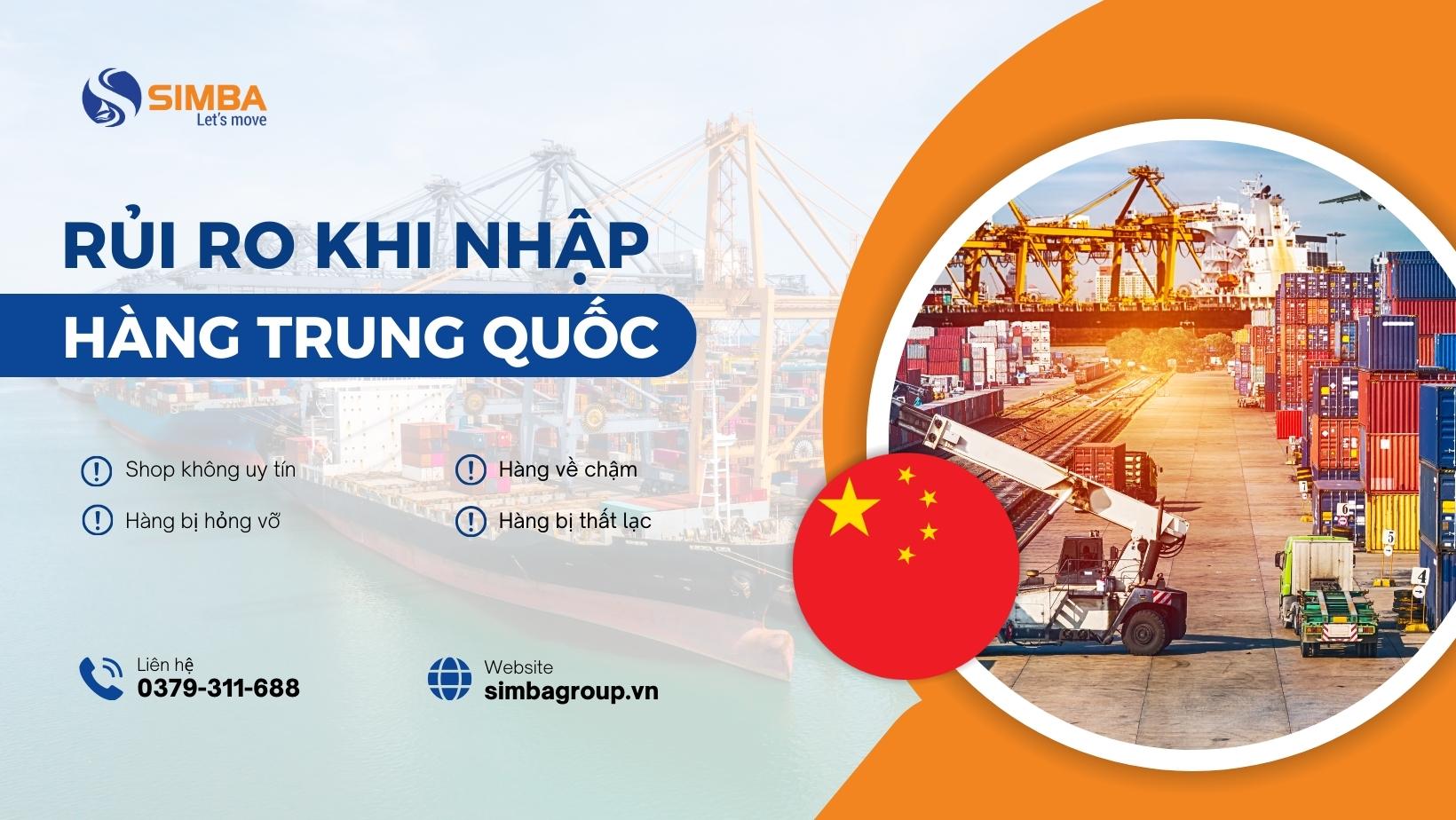 rủi ro khi nhập hàng trung quốc