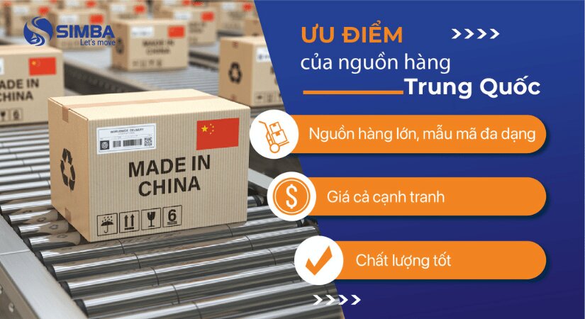 Ưu điểm của nguồn hàng Trung Quốc