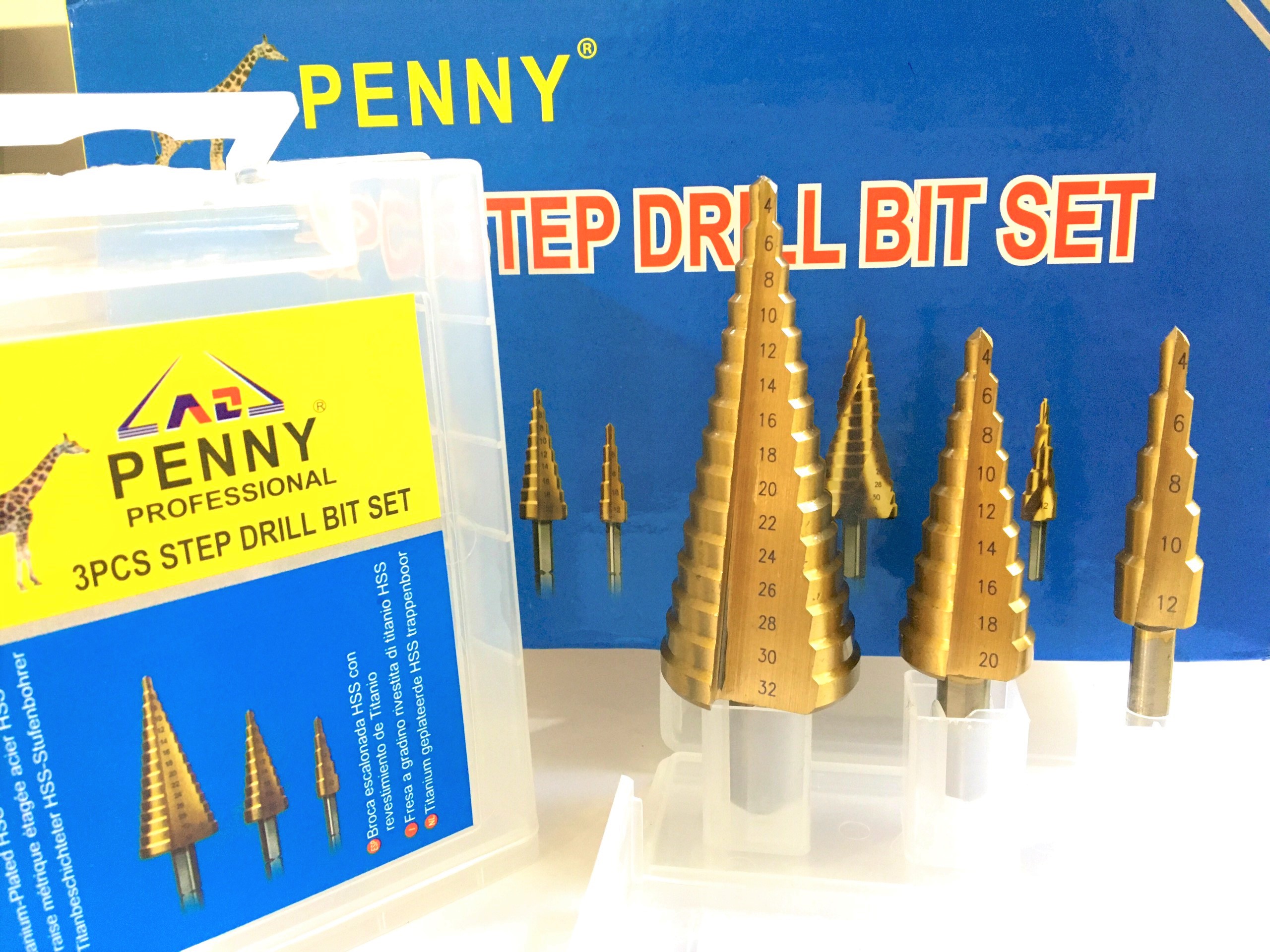 Bộ 3 Mũi Khoan Tháp Thẳng Penny