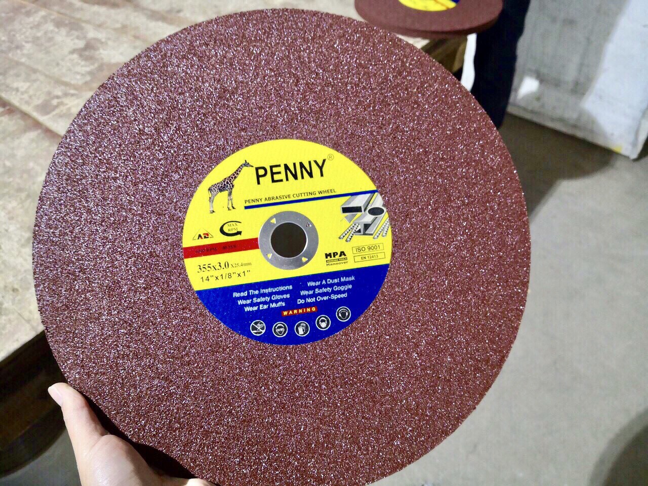 Đá cắt sắt 355 mm chất lượng cao Penny