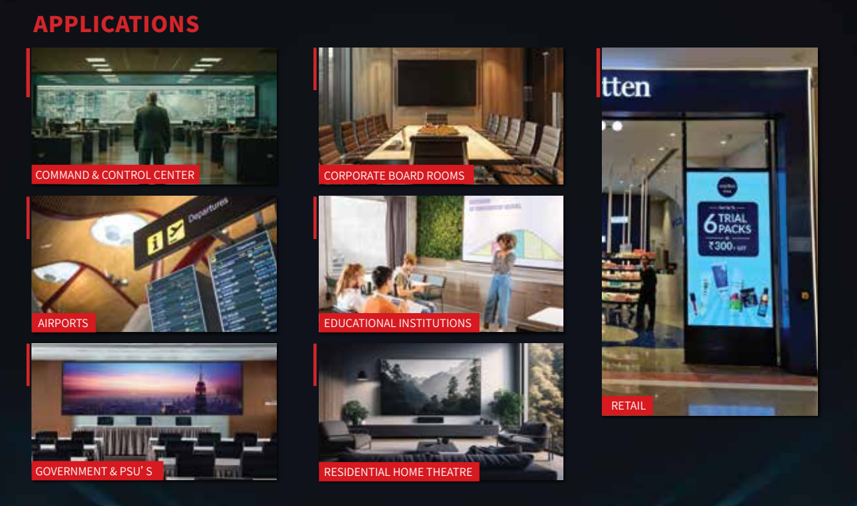 ứng dụng màn hình LED