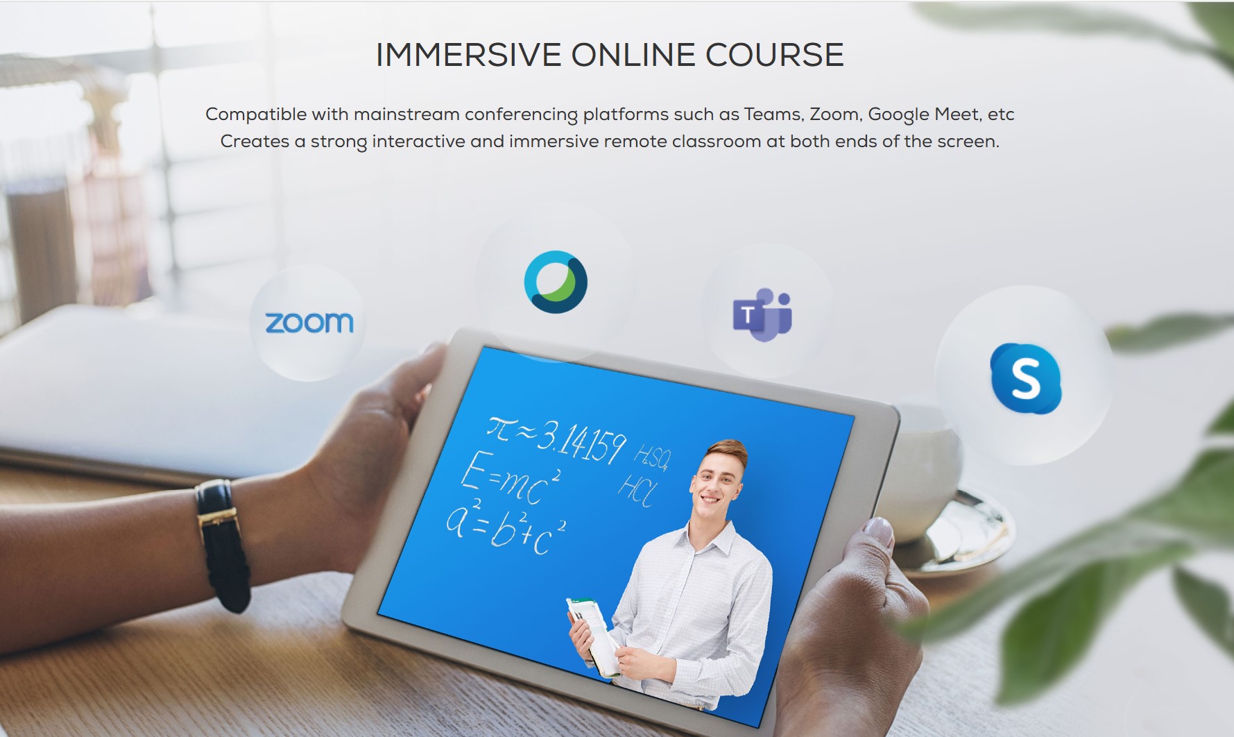 Khóa học trực tuyến với giải pháp ghi hình bài giảng