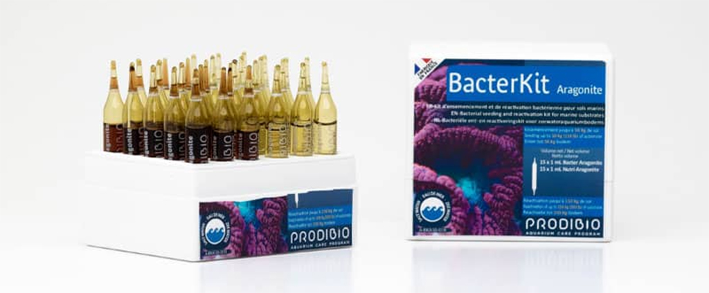 PRODIBIO - Bacter Kit Aragonite | Vi sinh phân hủy cặn nền hồ cá biển