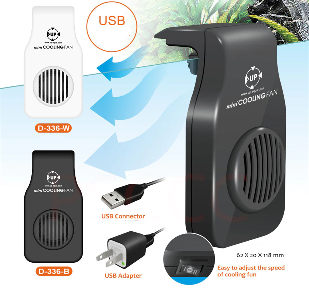 UP AQUA - Cooling Fan (G-050-B) | Quạt tản nhiệt hồ cá thủy sinh