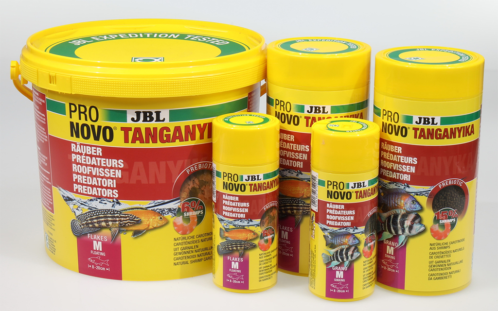 JBL ProNovo - Tanganyika Grano M | Thức ăn hạt cho cá Cichlid săn mồi