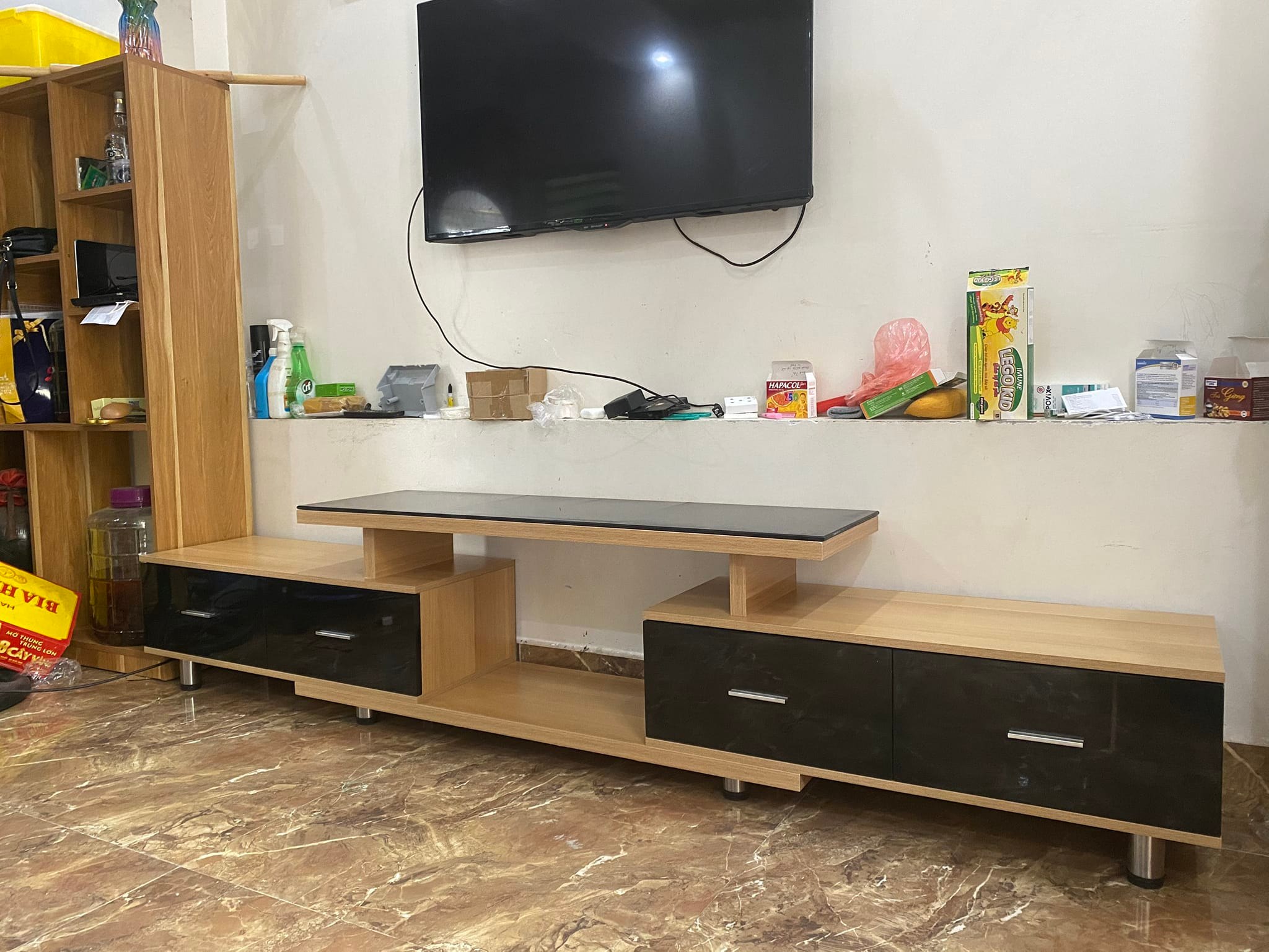 kệ-tivi-đặt-sàn-sồi-giá-rẻ