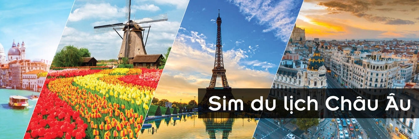 Sim du lịch Châu Âu