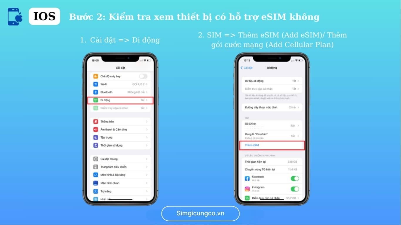 Cách Kiểm Tra Điện Thoại Có Hỗ Trợ eSIM Hay Không Đơn Giản, Nhanh Chóng