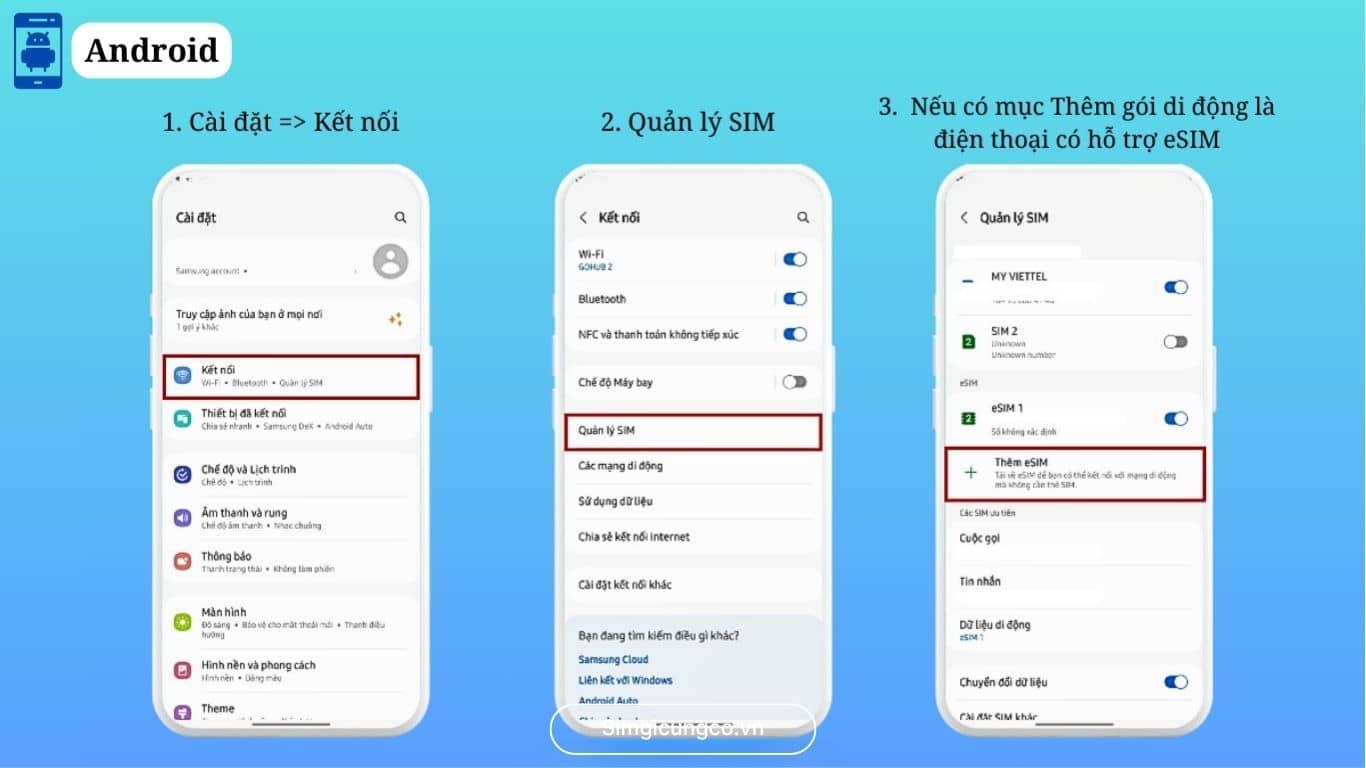 Cách Kiểm Tra Điện Thoại Có Hỗ Trợ eSIM Hay Không Đơn Giản, Nhanh Chóng