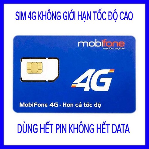 Sim 4G Max Băng Thông, Không Giới Hạn