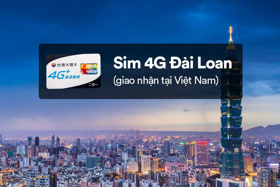 Sim Du Lịch Đài Loan 