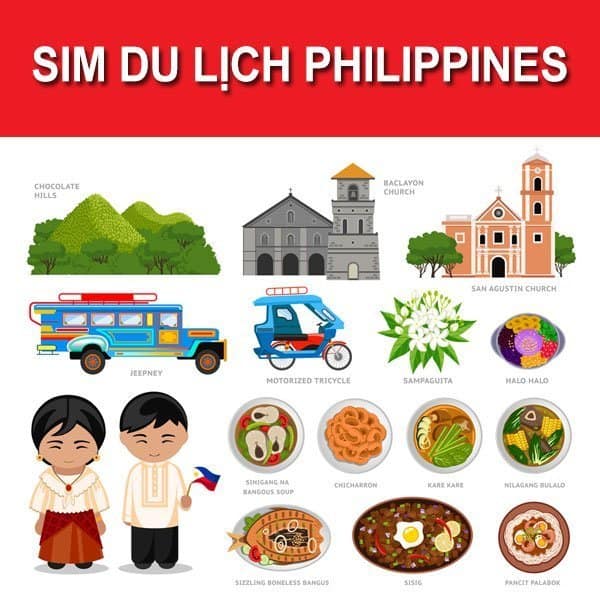 Sim Du lịch Philippines
