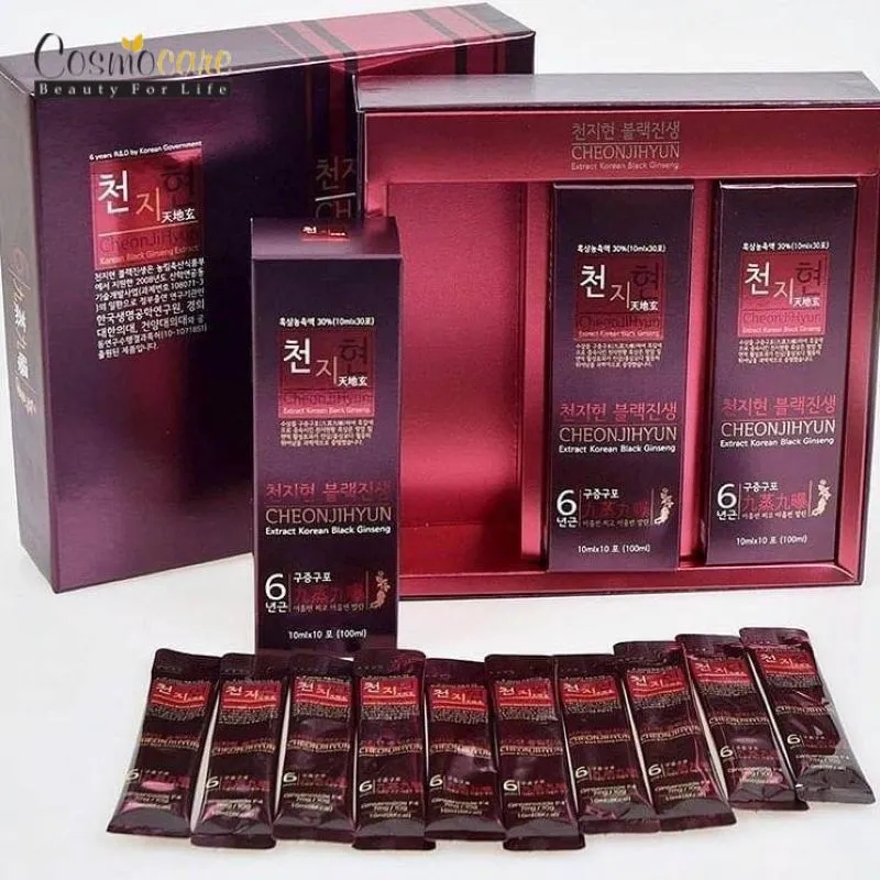 Tinh chất hắc sâm Hàn Quốc cao cấp CheonJiyeon hộp 30 gói x 10ml