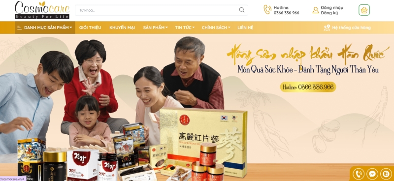 Địa chỉ cung cấp các sản phẩm hồng sâm chuẩn chính hãng