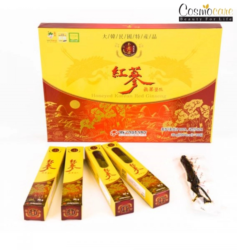 Hồng sâm tẩm mật ong