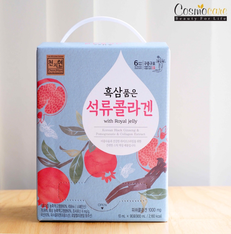 Nước Hắc sâm collagen lựu Cheonjihyun