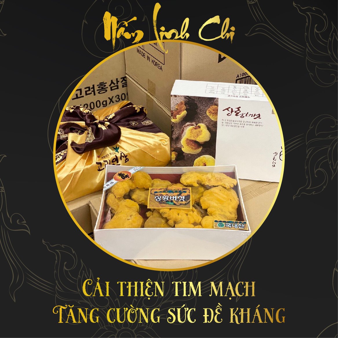 NẤM LINH CHI HÀN QUỐC