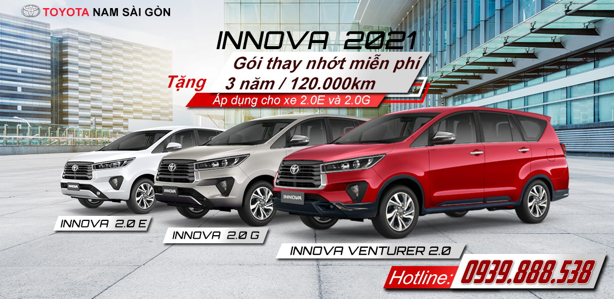Khuyến Mãi Toyota Innova 2021 - Toyotanamsg.com