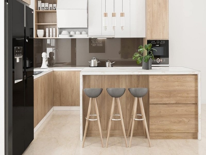 Một số lưu ý khi bố trí phòng bếp chữ L