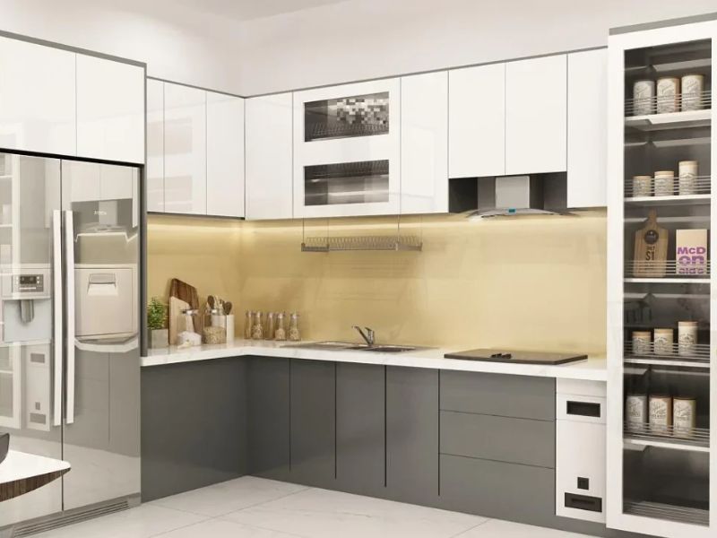 Vị trí vượng khí đắt giá trong phong thủy của tủ bếp ở góc nhà