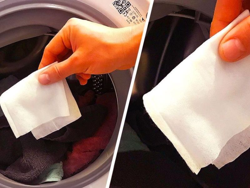 Công dụng hút lông, xơ vải hiệu quả hiếm ai biết của khăn ướt