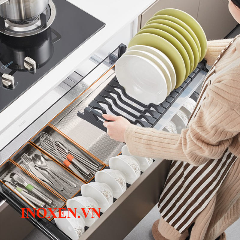 phụ kiện tủ bếp INOXEN