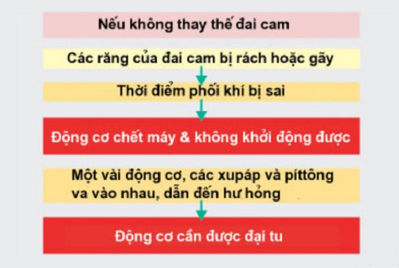 Tầm quan trọng của việc thay dây đai cam