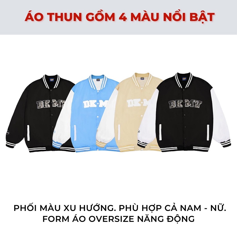 áo khoác bomber local brand vải dù dkmv