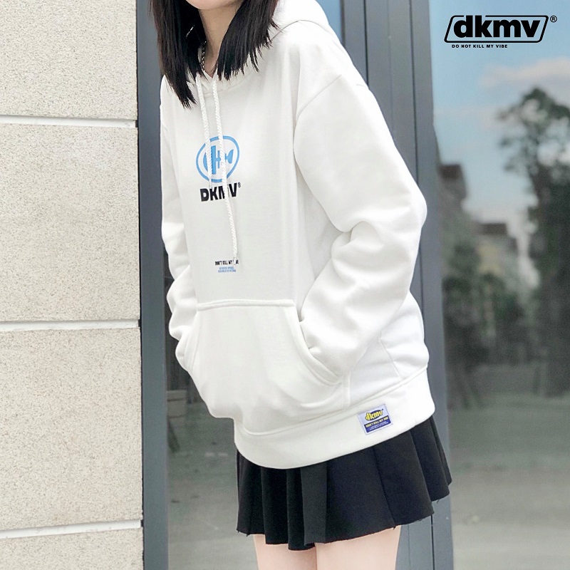 áo khoác hoodie local brand dkmv logo basic hoodie