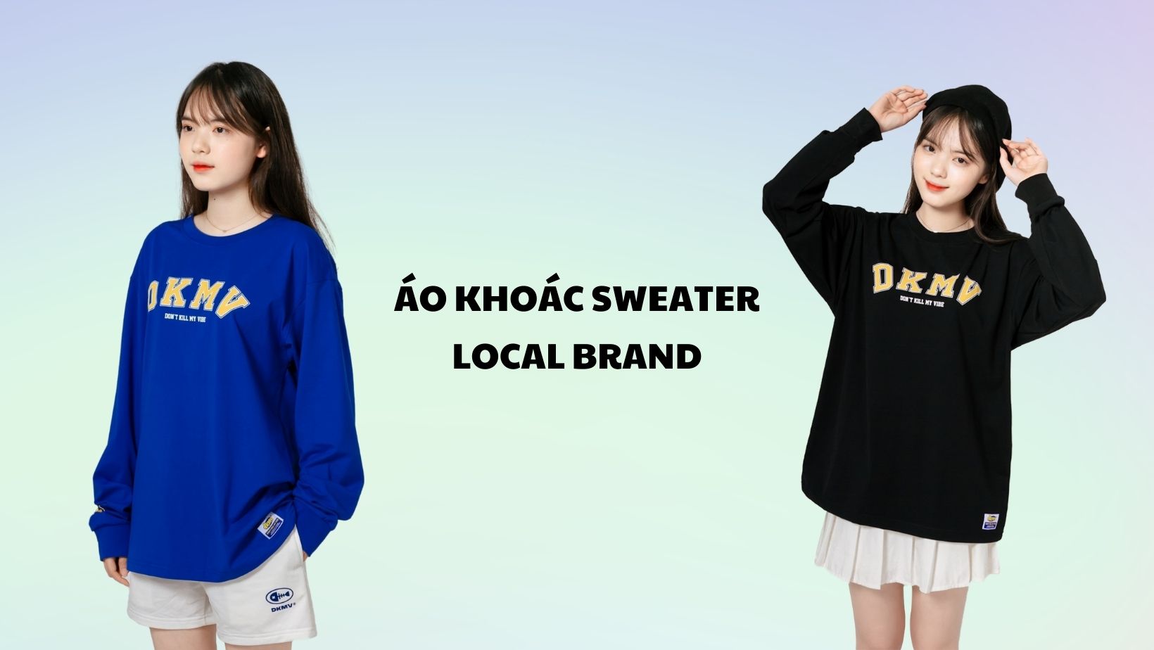 áo khoác sweater local brand dkmv