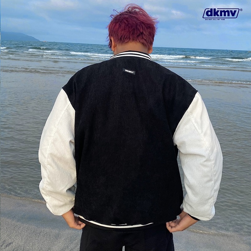 áo khoác varsity local brand form rộng dkmv