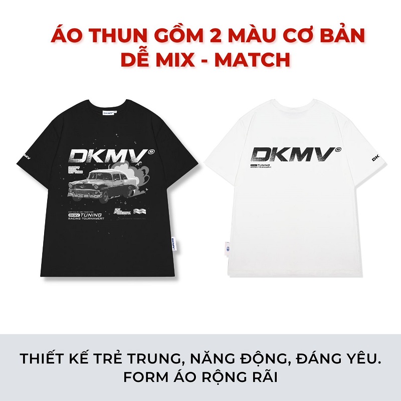 áo thun local brand form rộng tay lỡ cá tính dkmv