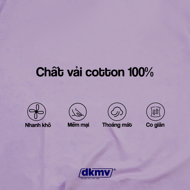 áo thun nữ form rộng tay lỡ màu tím
